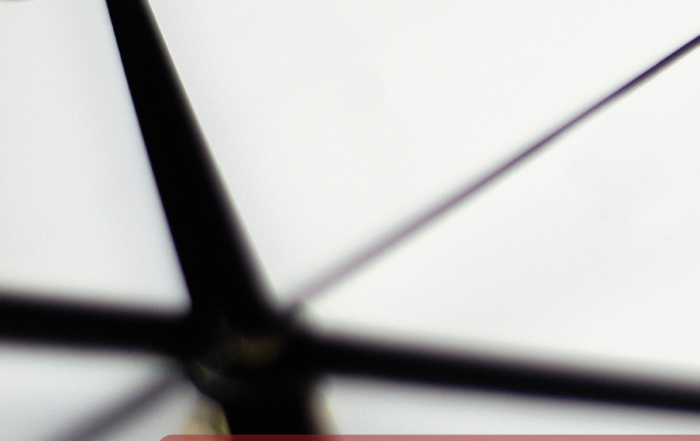 Ein Zeiger einer Uhr steht auf 10 Uhr.